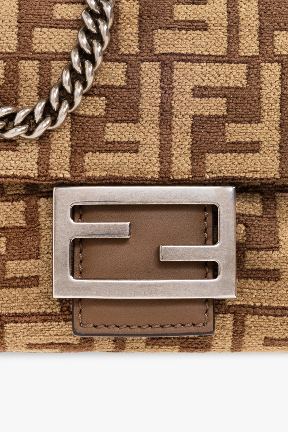Baguette Chain Midi' shoulder bag Fendi - fendi pink logo